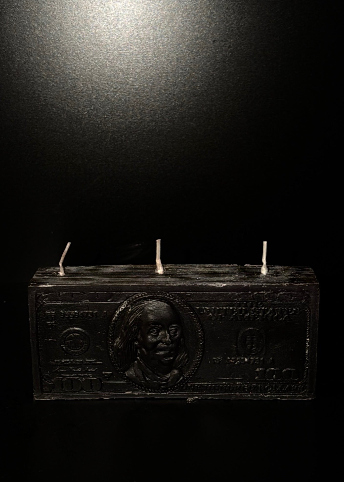 100 Dollar Bill Candle